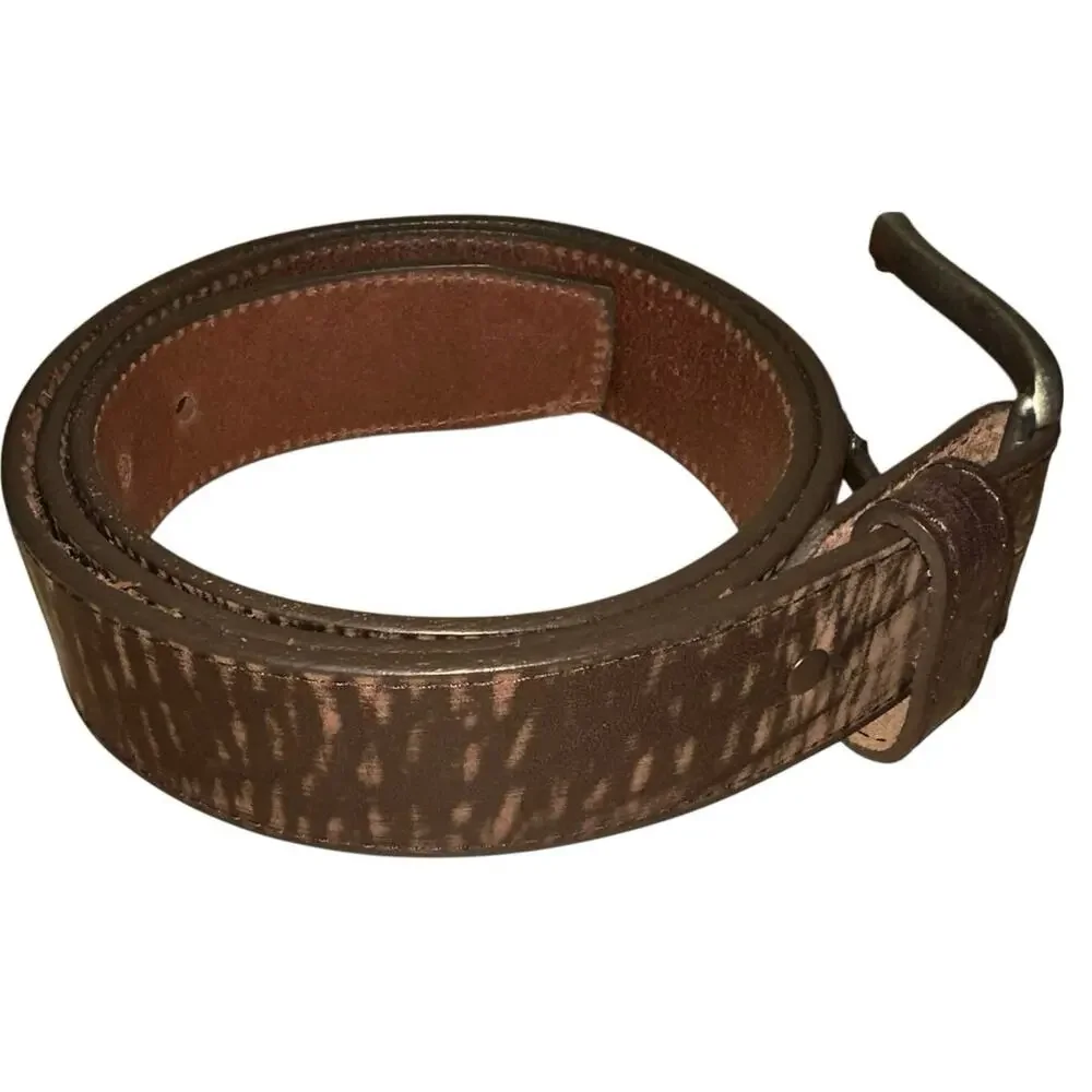 NWT Justin Brown Bomber Leather Western Belt‎ C11745 Size 44
